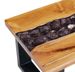 Table basse rectangulaire teck massif clair et manguier noir Tamie - Photo n°7