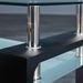 Table basse rectangulaire verre et pieds bois noir Eva 100 cm - Photo n°5