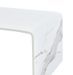 Table basse rectangulaire verre trempé blanc Amada - Photo n°4