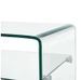 Table basse rectangulaire verre trempé transparent Niu 3 - Photo n°3