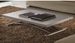 Table basse relevable bois gris ciment Soft 110x70/140 cm - Photo n°1