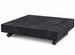 Table basse relevable extensible ALEXANDRA gris ardoise et acier anthracite 120 à 220 cm – Design italien - Photo n°1