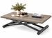 Table basse relevable extensible SOFT chêne clair 110 × 70/140 cm – Design italien - Photo n°1