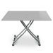 Table basse relevable gris laqué Kazer L 57/114 x P 100 x H 39/76 cm - Photo n°2