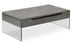 Table basse relevable verre trempé et effet marbre Lomy - Photo n°1