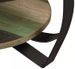 Table basse ronde bois massif recyclé et pieds métal noir Boust - Photo n°5