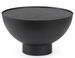 Table basse ronde design acier anthracite VERCAL – Minimalisme moderne - Photo n°1