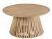 Table basse ronde en bois massif VINCENT Ø90 cm - Photo n°1
