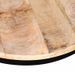 Table basse ronde manguier massif clair et pieds métal noir Induka - Lot de 2 - Photo n°2