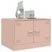 Table basse rose 67x50x44 cm acier - Photo n°4