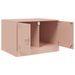 Table basse rose 67x50x44 cm acier - Photo n°7