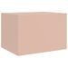 Table basse rose 67x50x44 cm acier - Photo n°9