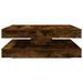 Table basse rotative à 360 degrés chêne fumé 90x90x34,5 cm - Photo n°4