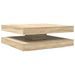 Table basse rotative à 360 degrés chêne sonoma 90x90x34,5 cm - Photo n°6