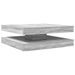 Table basse rotative à 360 degrés sonoma gris 90x90x34,5 cm - Photo n°6