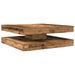 Table basse rotative à 360 degrés vieux bois 90x90x34,5 cm - Photo n°6