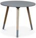 Table basse scandinave grise Vick 50 - Photo n°1