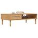 Table basse SENJA aspect rotin marron 100x55x33 cm bois massif - Photo n°3