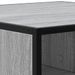 Table basse sonoma gris 100x100x30cm bois d'ingénierie et métal - Photo n°8