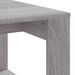 Table basse sonoma gris 102x50x35 cm bois d'ingénierie - Photo n°7