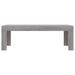 Table basse sonoma gris 102x50x36 cm bois d'ingénierie - Photo n°4