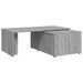 Table basse Sonoma gris 150x50x35 cm Bois d'ingénierie - Photo n°10