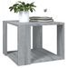 Table basse Sonoma gris 40x40x30 cm Bois d'ingénierie - Photo n°4