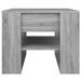 Table basse sonoma gris 55,5x55x45 cm bois d'ingénierie - Photo n°3