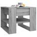 Table basse sonoma gris 55,5x55x45 cm bois d'ingénierie - Photo n°6