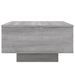 Table basse sonoma gris 55x55x31 cm bois d'ingénierie - Photo n°5