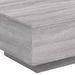 Table basse sonoma gris 55x55x31 cm bois d'ingénierie - Photo n°8