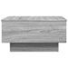 Table basse sonoma gris 60x45x31 cm bois d'ingénierie - Photo n°5