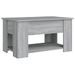 Table basse Sonoma gris 79x49x41 cm Bois d'ingénierie - Photo n°5