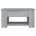 Table basse Sonoma gris 79x49x41 cm Bois d'ingénierie - Photo n°6