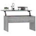 Table basse Sonoma gris 80x50,5x41,5 cm Bois d'ingénierie - Photo n°7