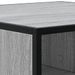 Table basse sonoma gris 80x80x30 cm bois d'ingénierie et métal - Photo n°8