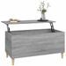 Table basse Sonoma gris 90x44,5x45 cm Bois d'ingénierie - Photo n°5