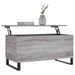 Table basse Sonoma gris 90x44,5x45 cm Bois d'ingénierie - Photo n°3