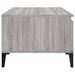 Table basse Sonoma gris 90x50x36,5 cm Bois d'ingénierie - Photo n°8