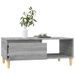 Table basse Sonoma gris 90x50x36,5 cm Bois d'ingénierie - Photo n°4