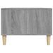 Table basse Sonoma gris 90x50x36,5 cm Bois d'ingénierie - Photo n°8