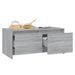 Table basse sonoma gris 90x50x41,5 cm bois d'ingénierie - Photo n°4