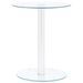 Table basse Transparent 40 cm Verre trempé - Photo n°1