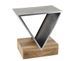 Table basse triangulaire BARKO – Une pièce sculpturale à l'esprit naturel - Photo n°1