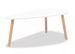 Table basse triangulaire bois blanc et pieds pin massif clair Katsa - Lot de 2 - Photo n°7