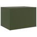 Table basse vert olive 67x50x44 cm acier - Photo n°9