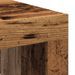 Table basse vieux bois 100x100x35 cm bois d'ingénierie - Photo n°7