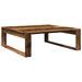 Table basse vieux bois 100x100x35 cm bois d'ingénierie - Photo n°6