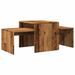 Table basse vieux bois 100x48x40 cm bois d'ingénierie - Photo n°6