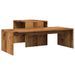 Table basse vieux bois 100x48x40 cm bois d'ingénierie - Photo n°7